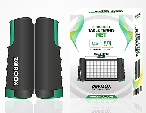 ZOROOX Tischtennisnetz | tragbar | einziehbar | einfach zu installieren tragbares Tischtennisnetz für jeden Tisch Einfach zu installieren und langlebig ZOROOX Tischtennisnetz | tragbar | einziehbar | einfach zu installieren tragbares Tischtennisnetz für jeden Tisch Einfach zu installieren und langlebig von ZOROOX