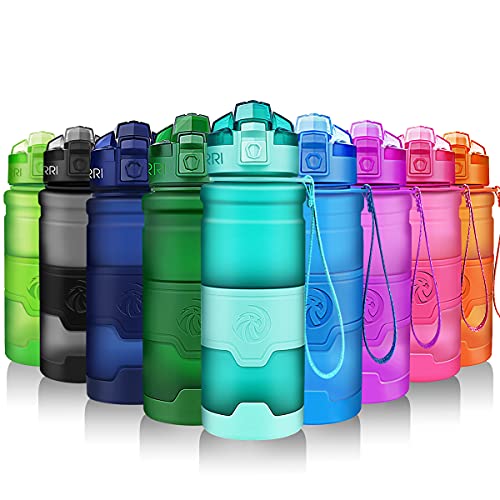 ZORRI Sport Wasserflasche-Trinkflasche Bpa Frei Sportflasche, Minzgrün, Gr.- 500ml-17oz ZORRI Sport Wasserflasche-Trinkflasche Bpa Frei Sportflasche, Minzgrün, Gr.- 500ml-17oz von ZORRI