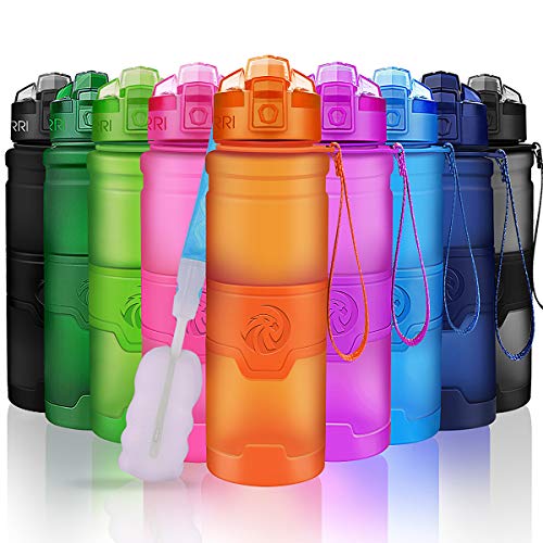 ZORRI Sport Wasserflasche-Trinkflasche Bpa Frei Sportflasche, Orange, Gr.- 500ml-17oz ZORRI Sport Wasserflasche-Trinkflasche Bpa Frei Sportflasche, Orange, Gr.- 500ml-17oz von ZORRI