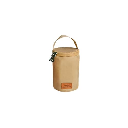 ZOUBAOQ Propan-Tankabdeckung, tragbare Gastank-Tragetasche, mit Schultergurt, kleine Tasche, Propangaszylinder für 0,5 kg, multifunktional, khaki, S von ZOUBAOQ
