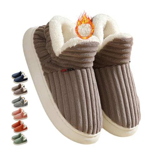 ZPLMIDE Cloud Slippers, The Cozy & Stylish Slipper Unisex Winter Cozy Fashion Slippers Plush Warm Home Slippers Cozy Fluffy Slippers (46/47(300),Coffee) von ZPLMIDE