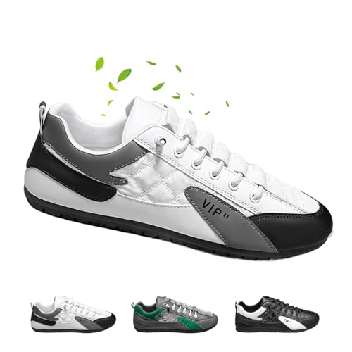 ZPLMIDE Herren-Sneaker, modisch, lässig, leicht, zum Hineinschlüpfen, Laufschuhe für Herren, Basketballschuhe, Sneaker, Workout, Komfort, Outdoor-Schuhe (39 EU, Weiß) von ZPLMIDE