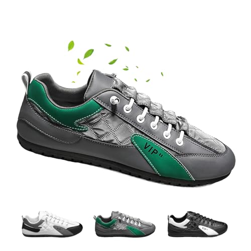 ZPLMIDE Herren-Sneaker, modisch, lässig, leicht, zum Hineinschlüpfen, Laufschuhe für Herren, Basketballschuhe, Sneaker, Workout, Komfort, Outdoor-Schuhe (43 EU, Grau) von ZPLMIDE