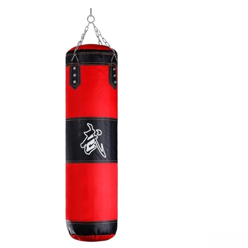 Boxsack Professioneller Boxsack Sandsack Training Thai Sandkampf Karate Fitness Gym leer-Schwerer Kickboxsack mit Haken Boxing Bag (Color : 100cm) von ZQGTSAX