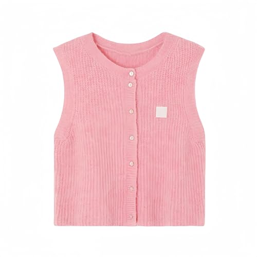 ZQUZEMS Ärmellose Jacke Für Damen Frauen Tank Tops Sommer Button Front Basic Weste Ärmelloses Shirt-Rosa-S ZQUZEMS Ärmellose Jacke Für Damen Frauen Tank Tops Sommer Button Front Basic Weste Ärmelloses Shirt-Rosa-S von ZQUZEMS