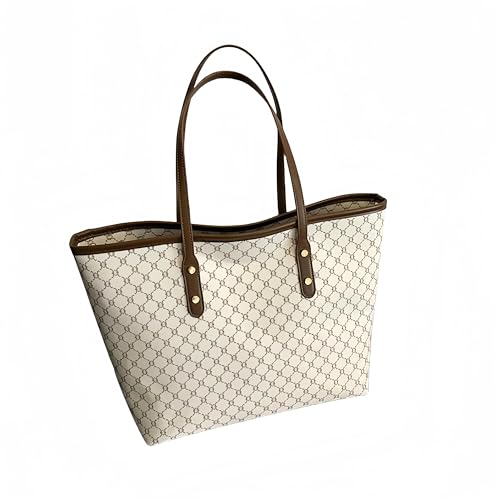 ZQUZEMS Umhängetasche Klassische Vintage Tote Bag Große Kapazität Pendler Handtasche Frauen Schultertasche ZQUZEMS Umhängetasche Klassische Vintage Tote Bag Große Kapazität Pendler Handtasche Frauen Schultertasche von ZQUZEMS