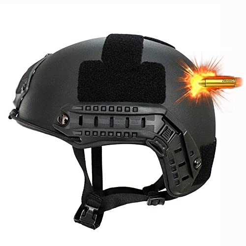 Militär Kugelsicherer Helm Level 3 Gefechtshelm, Fast Ballistischer Helm aus Aramid, Airsoft Schusssichere Helm mit Anti-vibrationssystem Dämpfungssystem für Kopf- und Schwanzanpassung Militär Kugelsicherer Helm Level 3 Gefechtshelm, Fast Ballistischer Helm aus Aramid, Airsoft Schusssichere Helm mit Anti-vibrationssystem Dämpfungssystem für Kopf- und Schwanzanpassung von ZRHXG