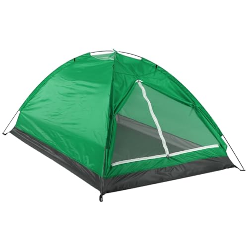 biwakzelt Outdoor-Campingzelt für 2 Personen, einlagig, tragbar, Tarnung, extrem einfach, schnell auf- und abklappbar Tunnelzelte(Green 2 Person) von ZRHYRG