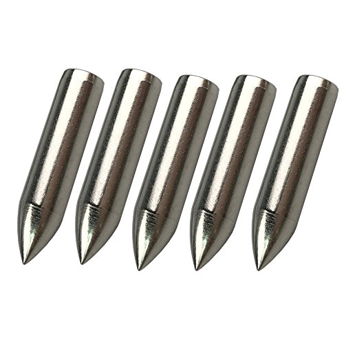 ZSHJG 24pcs Pfeilspitzen Jagdspitzen Punkt Pfeilspitze des Bogenschießen Bogenpfeile Pfeilspitze Tipps Feldspitze für 6mm Holzpfeile und Bambuspfeile von ZSHJG