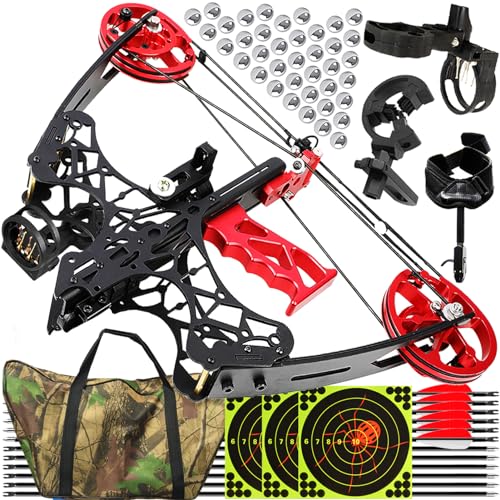 ZSHJGJR Compoundbogen Mini Stahlkugel Bogen 40lbs Compoundbogenset bogenschießen Bogen und Pfeil Jagdbogen Stahl Ball Compound bögen Bogen für Erwachsene Anfänger Bogen Jagd Sportbogen (Set 2) ZSHJGJR Compoundbogen Mini Stahlkugel Bogen 40lbs Compoundbogenset bogenschießen Bogen und Pfeil Jagdbogen Stahl Ball Compound bögen Bogen für Erwachsene Anfänger Bogen Jagd Sportbogen (Set 2) von ZSHJGJR