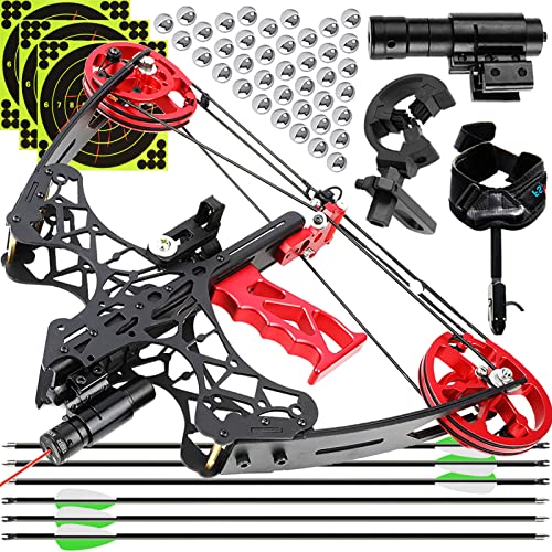 ZSHJGJR Compoundbogen Mini Stahlkugel Bogen 40lbs Compoundbogenset bogenschießen Bogen und Pfeil Jagdbogen Stahl Ball Compound bögen Bogen für Erwachsene Anfänger Bogen Jagd Sportbogen (Set 1) ZSHJGJR Compoundbogen Mini Stahlkugel Bogen 40lbs Compoundbogenset bogenschießen Bogen und Pfeil Jagdbogen Stahl Ball Compound bögen Bogen für Erwachsene Anfänger Bogen Jagd Sportbogen (Set 1) von ZSHJGJR