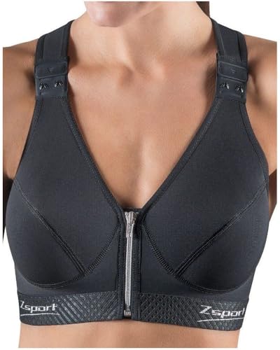 ZSPORT damen Zbra Silver, schwarz - schwarz, 90B (Herstellergröße: 105B) von ZSPORT