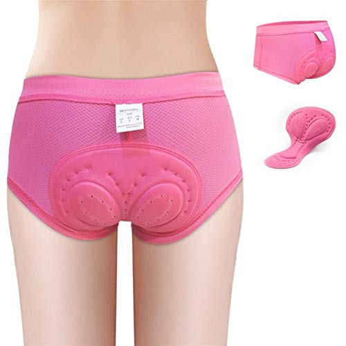 ZSXPBZL Fahrradhose,Fahrradhose Herren Frauen-Radhose 3D Gel Padded Breathable Unterwäsche-Fahrrad-Straßen-Fahrrad-MTB Shorts Riding Downhill Shorts L-XL-Rosa(Pink Style Shorts,L) von ZSXPBZL