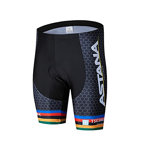 ZSXPBZL Fahrradhose,Fahrradhose Herren Radfahren Lätzchen Shorts Sommer Atmungsaktive Pad Bike Strumpfhosen MTB Feuchtigkeit Dochting Fahrrad Shorts(7,3XL) von ZSXPBZL