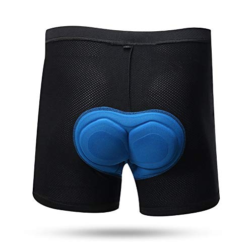 ZSXPBZL Fahrradhose,Fahrradhose Herren Radhose Männer Frauen 3D Gel Padded MTB Bike Shorts Stoß- Downhill einen.Kreislauf.durchmachenunterwäsche Straßen-Fahrrad-Shorts(Sponge,S) von ZSXPBZL