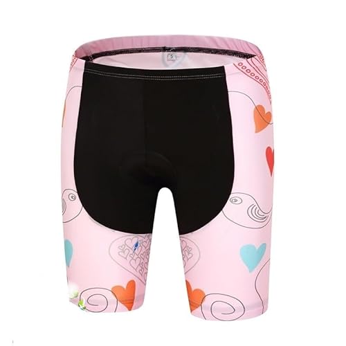 ZSXPBZL Fahrradhose,Fahrradhose Herren Radhosen Frauen-Sommer-Fahrradshorts Outdoor-MTB-Mädchen-Reitfahrrad Kurze Hosen(Shorts 1,XXL) von ZSXPBZL