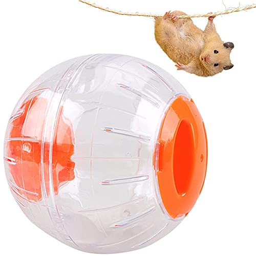 Hamster Run Ball, Transparent Hamster Gymnastikball, Kunststoff Spielzeug, Roll-Around Mini Ball Heimtrainer, Hamsterrad Übungsball, Joggingball Kleintiere, Kunststoff Hamster Spielzeug, Sportball von ZTTFIONI