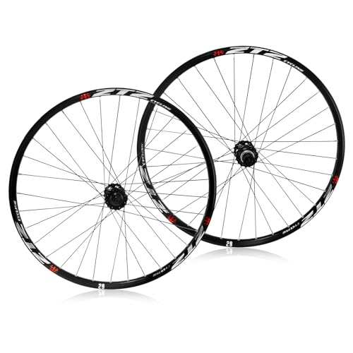 ZTZ Mountainbike-Laufradsatz, ultraleichte Felge aus Aluminiumlegierung, 32H hochfeste Fahrradräder, Schnellentriegelung, Scheibenbremse, MTB-Rad-Set, kompatibel mit 7-12-Gang-Kassette (Vorder- und ZTZ Mountainbike-Laufradsatz, ultraleichte Felge aus Aluminiumlegierung, 32H hochfeste Fahrradräder, Schnellentriegelung, Scheibenbremse, MTB-Rad-Set, kompatibel mit 7-12-Gang-Kassette (Vorder- und von ZTZ