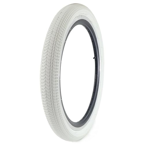 ZUKKA 20 Zoll Fahrradreifen 20 x2.125 Fahrrad Reifen Mantel 57-406 für BMX, MTB Mountainbike, Kinderfahrrad, Dreirad, Crusier Bicycle, Weiß ZUKKA 20 Zoll Fahrradreifen 20 x2.125 Fahrrad Reifen Mantel 57-406 für BMX, MTB Mountainbike, Kinderfahrrad, Dreirad, Crusier Bicycle, Weiß von ZUKKA