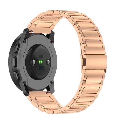 Edelstahl Armbänder für Suunto 9 Peak/ 5 Peak/Vertical Armband, 22mm mit Verstellbares Metall Faltschließe Band für Herren Damen Klassisch Metall Ersatzarmband mit Suunto 9 Peak Uhrenarmband (D,22mm) Edelstahl Armbänder für Suunto 9 Peak/ 5 Peak/Vertical Armband, 22mm mit Verstellbares Metall Faltschließe Band für Herren Damen Klassisch Metall Ersatzarmband mit Suunto 9 Peak Uhrenarmband (D,22mm) von ZUOBNBP