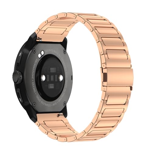 Edelstahl Armbänder für Suunto Race S/Race Armband, mit Verstellbares Metall Faltschließe Band für Herren Damen Klassisch Metall Ersatzarmband Kompatibel mit Suunto Race S/Race Uhrenarmband (B,22mm) Edelstahl Armbänder für Suunto Race S/Race Armband, mit Verstellbares Metall Faltschließe Band für Herren Damen Klassisch Metall Ersatzarmband Kompatibel mit Suunto Race S/Race Uhrenarmband (B,22mm) von ZUOBNBP