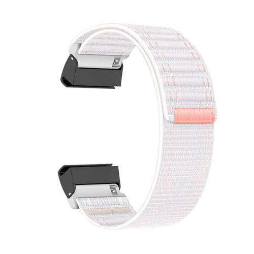 Nylon Armbänder für Garmin Fenix 5S/Fenix 5S Plus Armband, Elastisches Stoff Atmungsaktiv Verstellbares Sportarmband für Herren Damen Ersatzarmband mit Garmin Fenix 5S/5S Plus Uhrenarmband (C,M) von ZUOBNBP