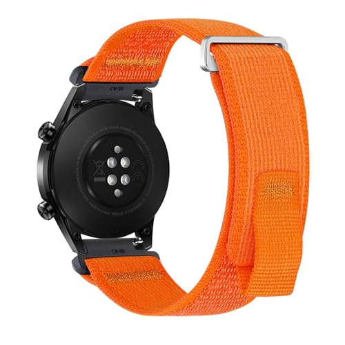 Nylon Armbänder für Huawei Watch GT 2 46mm/GT 46mm Armband, Weich Elastisch Stoff Verstellbare für Damen Herren Sport Ersatzarmband Kompatibel mit Huawei Watch GT 2 46mm/GT 46mm Uhrenarmband (12,22mm) von ZUOBNBP