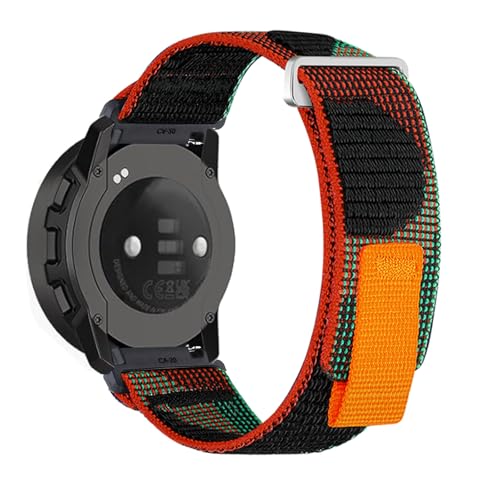 Nylon Armbänder für Suunto Ocean Armband, Weich Elastisch Stoff Band für Damen Herren Verstellbare Metall Verschluss Sport Ersatzarmband Kompatibel mit Suunto Ocean Uhrenarmband (36,M) von ZUOBNBP