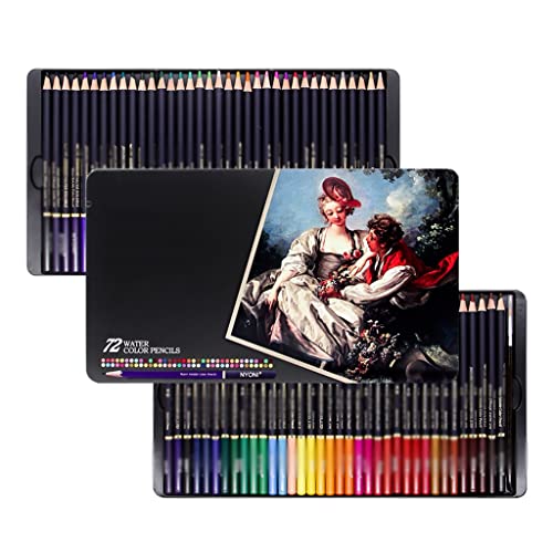 ZUOZUIYQ Aquarellstifte Art Iron Box Buntstift 72 100 Farben Professionelle Bleistifte zum Zeichnen von Schulbedarf von ZUOZUIYQ