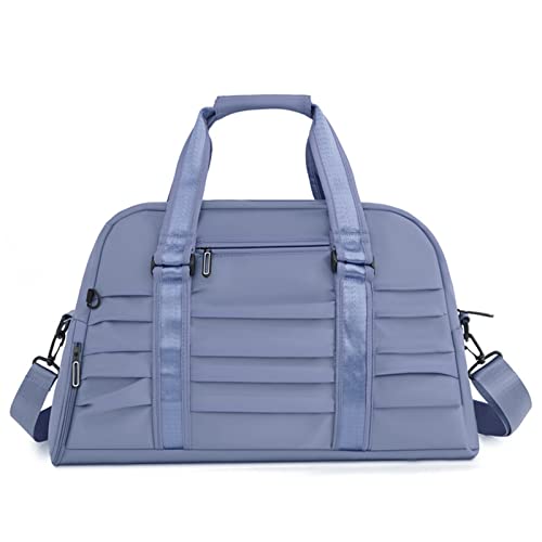 ZUOZUIYQ Blaue Damen-Sporttasche: Geräumige Reisetasche mit Nass-/Trockenfächern, ideal für Sport, Fitness und Reisen von ZUOZUIYQ