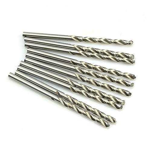 ZUOZUIYQ Bohrer-Set, Kobalt-Bohrer-Set, 0,5–3,2 mm, 5/10/20 Stück Spiralbohrer, Hochgeschwindigkeits-Stahlbohrer-Set, Mikro-Holzwerkzeuge mit geradem Schaft für elektrische Bohrmaschinen (230 Stück, von ZUOZUIYQ