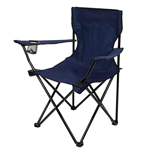 ZUOZUIYQ Campingstuhl Klappstuhl Tragbarer Stuhl Strandstuhl Lazy Lounge Chair Campingausrüstung Klappbarer Angelsitzhocker Mit Armlehnen Und Getränkehalter Campingstühle Für Erwachsene von ZUOZUIYQ