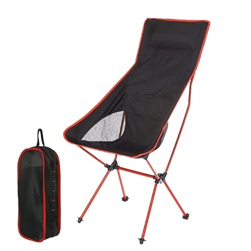 ZUOZUIYQ Outdoor-Stuhl, klappbar, Campingstuhl, Angelstuhl, Outdoor, Camping, Picknick-Sitz, Aluminium, tragbar, ultraleicht, Klappstühle, Strandkorb für Angelutensilien, Campingstuhl, faltbarer Stuhl von ZUOZUIYQ