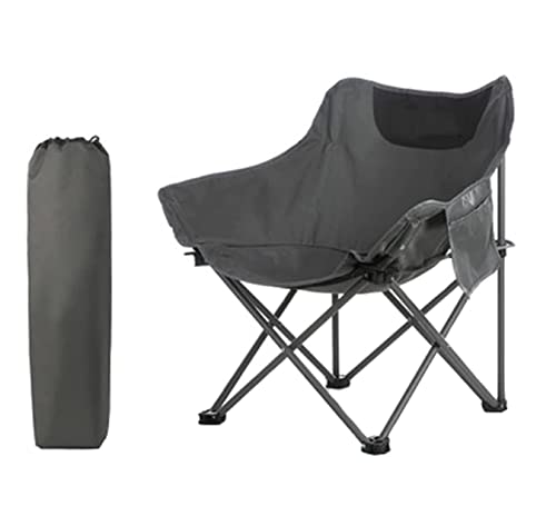 ZUOZUIYQ Outdoor-Stuhl, klappbar, Campingstuhl, tragbarer Campingstuhl, ergonomischer Sitz, ultraleichte Klappstühle im Freien für Wandern, Rasen, Strand, Angeln, Camping, Campingstuhl, Faltbarer von ZUOZUIYQ