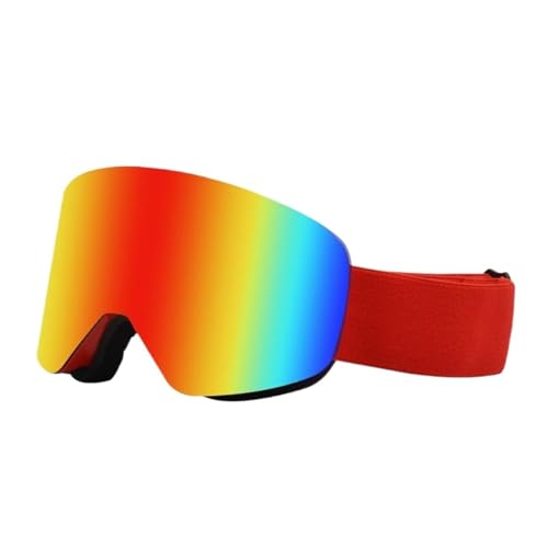 ZUOZUIYQ Skibrille, Winddichte Skibrille, Winter-Skibrille, magnetische Saug-Schneebrille, Brillen, magnetisch, zylindrische Snowboardbrille, Schutzbrille für den Außenbereich (Farbe: 02) (2) von ZUOZUIYQ