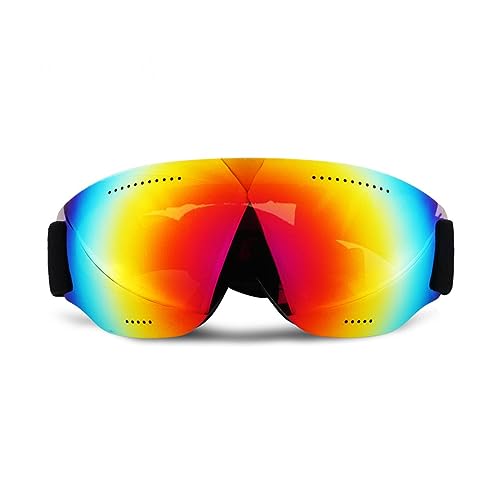 ZUOZUIYQ Skibrillen Skibrillen UV400 -Fog Skibrillen Winter Winddichte Snowboardbrillen Spiegelglas Skibrillen Outdoor (Farbe: Silber) (Rot) von ZUOZUIYQ