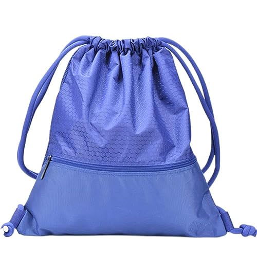 ZUOZUIYQ Unisex-Kordelzugtasche mit Mehreren Taschen für Sport und Reisen, Strandrucksack mit Reißverschlussfächern von ZUOZUIYQ