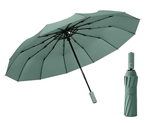 ZUOZUIYQ Winddichter Regenschirm, Starke Regenschirme, Faltbare Regenschirme, Reise-Doppelautomatik-Regenschirm, tragbarer Sonnenschutz, Sonnenschutz-Regenschirm für Männer und Frauen, Regenschirme von ZUOZUIYQ