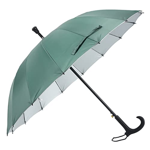 ZUOZUIYQ Winddichter Regenschirm, modischer Regenschirm mit langem Griff, gerader Regenschirm, winddichter Terrassenschirm, Regenstock-Regenschirm, großer Sonnenschirm, Reiseschirm für Männer und von ZUOZUIYQ