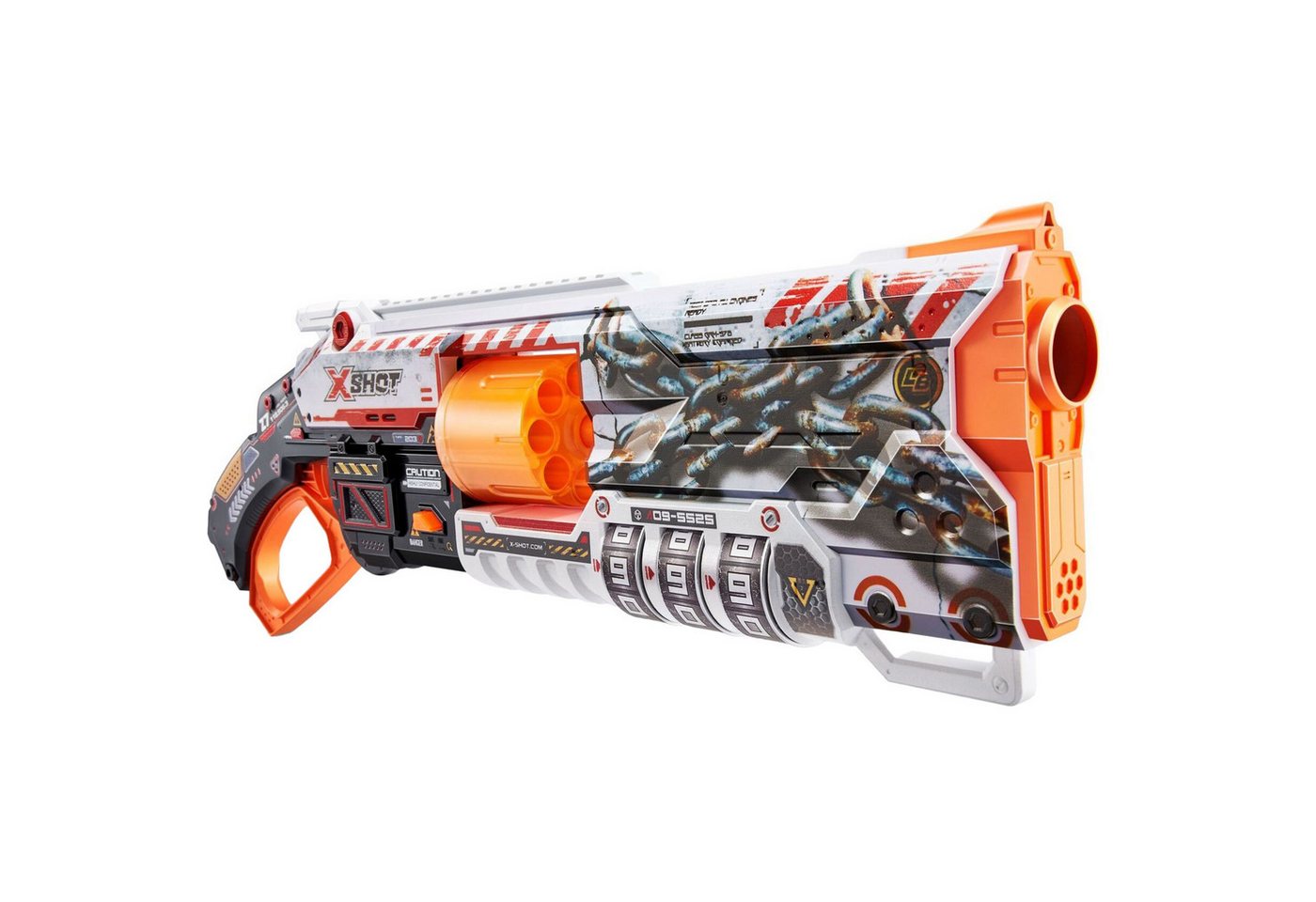 ZURU Dartpfeil ZURU XSHOT Skins - Lock Blaster mit Darts ZURU Dartpfeil ZURU XSHOT Skins - Lock Blaster mit Darts von ZURU