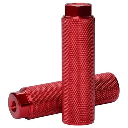 ZWCSHUU Fahrrad Pegs Aluminiumlegierung for Bike Fit 3,8 Zoll Achsen Fußrasten Fahrradzubehör(Red) von ZWCSHUU