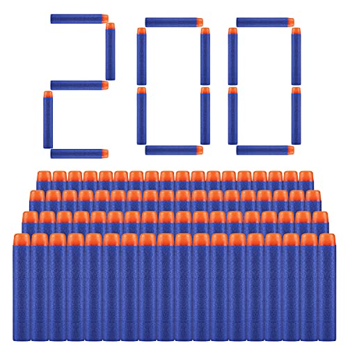 ZWOOS Darts Pfeile für Nerf 7,2 cm 200 StückRefill Darts Nachfüll Bullets Schaumstoff Darts s für Nerf N-Strike Elite Series Blasters Spielzeugpistole (Blau) ZWOOS Darts Pfeile für Nerf 7,2 cm 200 StückRefill Darts Nachfüll Bullets Schaumstoff Darts s für Nerf N-Strike Elite Series Blasters Spielzeugpistole (Blau) von ZWOOS