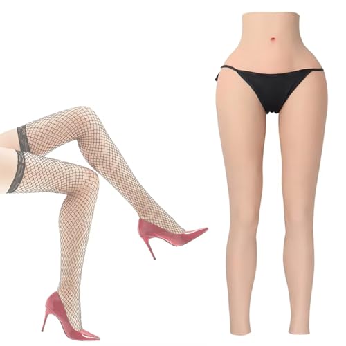 ZWSM Silikon-Falsche-Vagina-Hose, Neun-Punkt-Hose, Hüftpolster-Hose für Transgender-Crossdresser, Drag Queen, Shemale, Sissy,3#,Style 2 von ZWSM