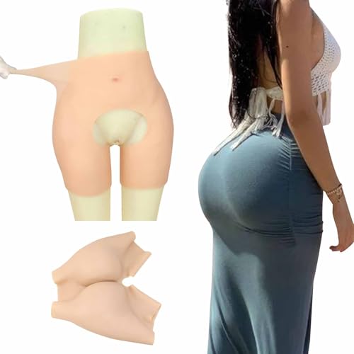 ZWSMS Silikon Hip Buttock Enhancer Höschen Butt Shaper Control Shorts Silikon Butt Lifting Höschen für Drag Queen,Color1,2.6cm Thickness von ZWSMS