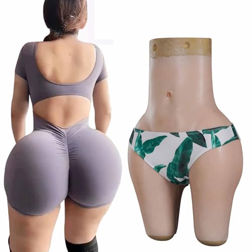 ZWSMS Silikonhöschen Hip Enhancer Butt Body Shaper Control Butt Pants Fake Vagina Panty für Transgender Crossdresser,Color1,One Size von ZWSMS