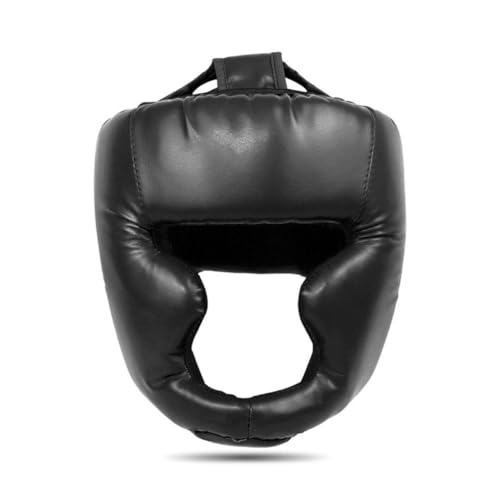 Box-Kopfbedeckung MMA Muay Thai, Boxen Kopfschutz mit Stoßdämpfung, verstellbarer Muay Thai Vollgesichtsschutz Guard Sparring Helm Kopfschutz für Grappling Sparring Karate Kampfsport von ZXCVWWE