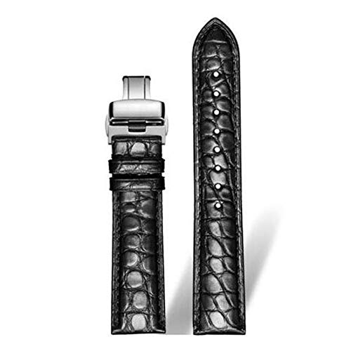 ZXF Uhrenarmbänder Leder, Gurtlederbanduhrarmband schwarz braun 18mm 20mm 22mm 24mm Männer und Frauenband (Band Color : 8 B, Band Width : 22mm) von ZXF