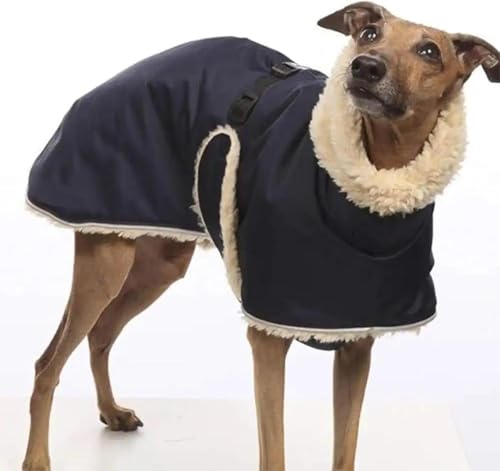 ZXINXIN Warme Winter-Hundejacke, Outdoor-Kleidung, Labrador-Schäferhund-Fleece-gefütterte Jacke, verdickte warme, Winddichte Outdoor-Hundejacke,3XL,A von ZXINXIN