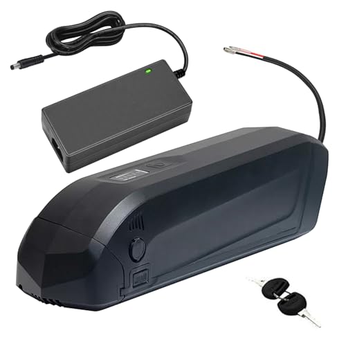 ZXLLAFT Lithiumbatterie 36 V 8 Ah 12 Ah 10,4 Ah E-Bike-Batterie 48 V 10,4 Ah 8 Ah Elektrofahrradbatterie mit 5-poliger Anschluss + USB-Anschluss für 250 W-500 W Motoren,Bullet 48v8ah von ZXLLAFT