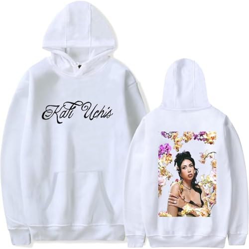 ZXO Kali Uchis Album Print Kapuzenpullover Herren Retro Hip Hop Hoodie Damenmode Lässiges Langarmoberteil Damenmode Übergroße Langarmpullover-Black||XS von ZXO